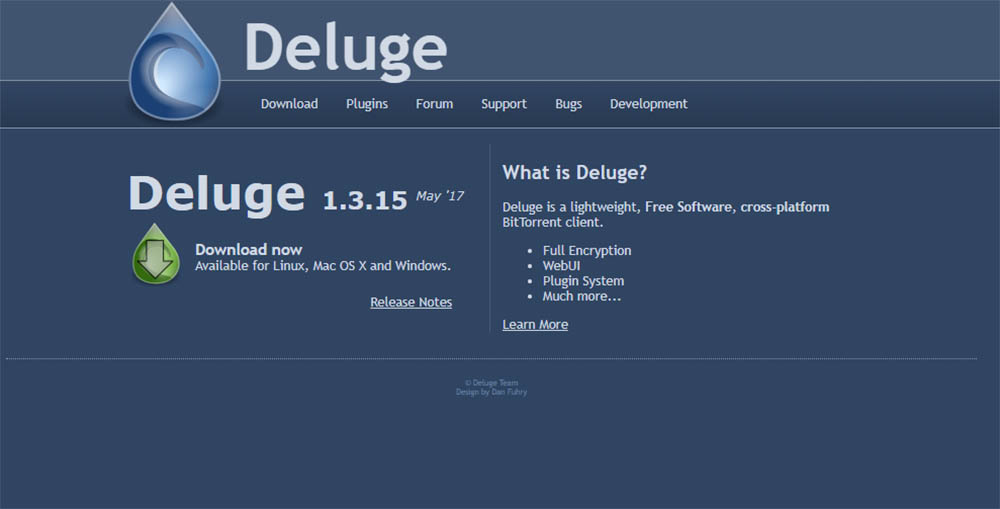 older versions of deluge for mac