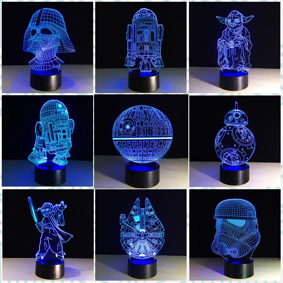 Star Wars LED-lamp Singles Days AliExpress