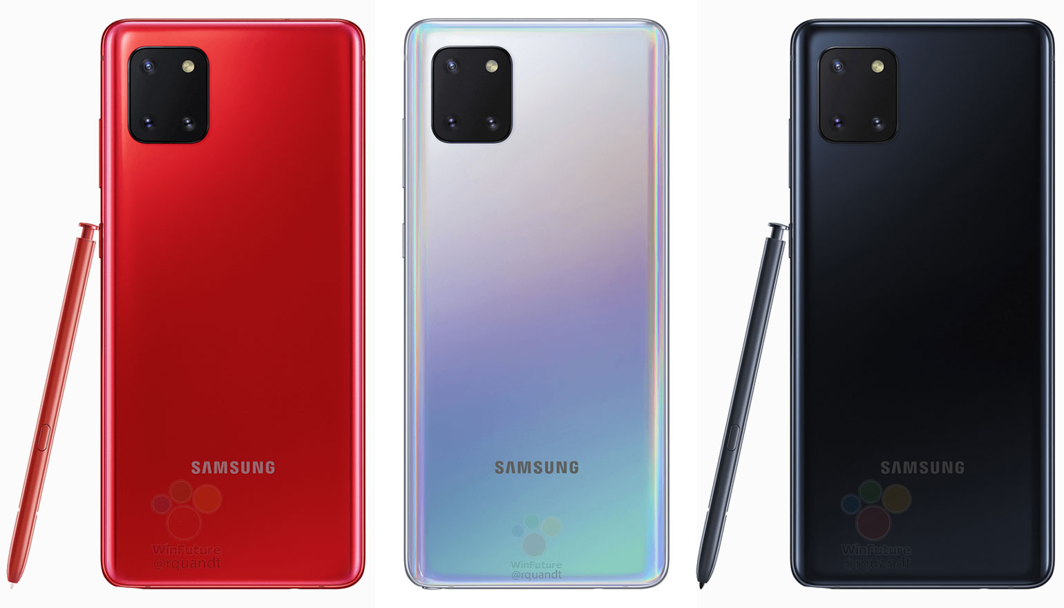 galaxy note 10 lite colors