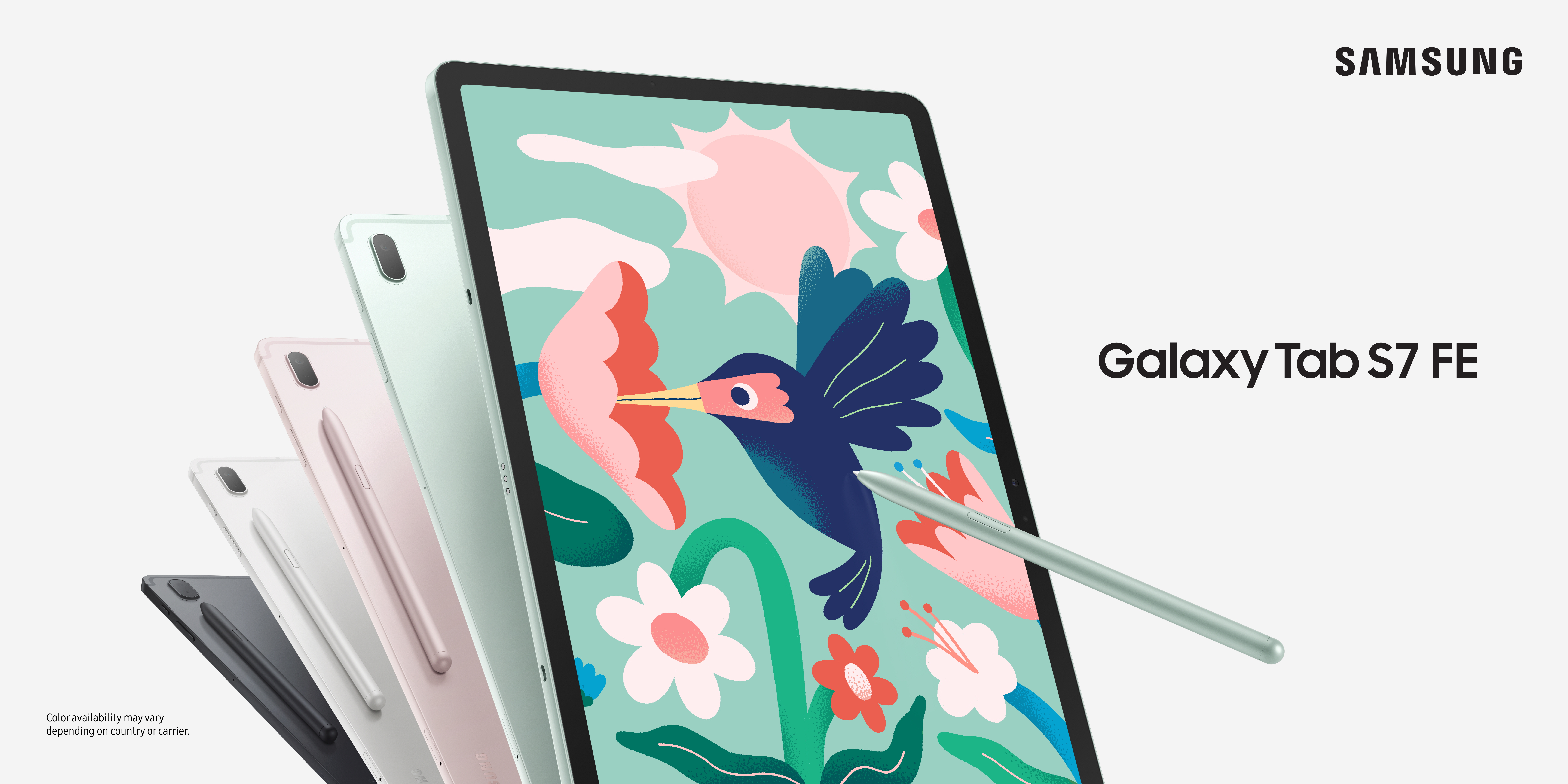 Samsung gloednieuwe Galaxy Tab S7 FE en Tab A7 Lite