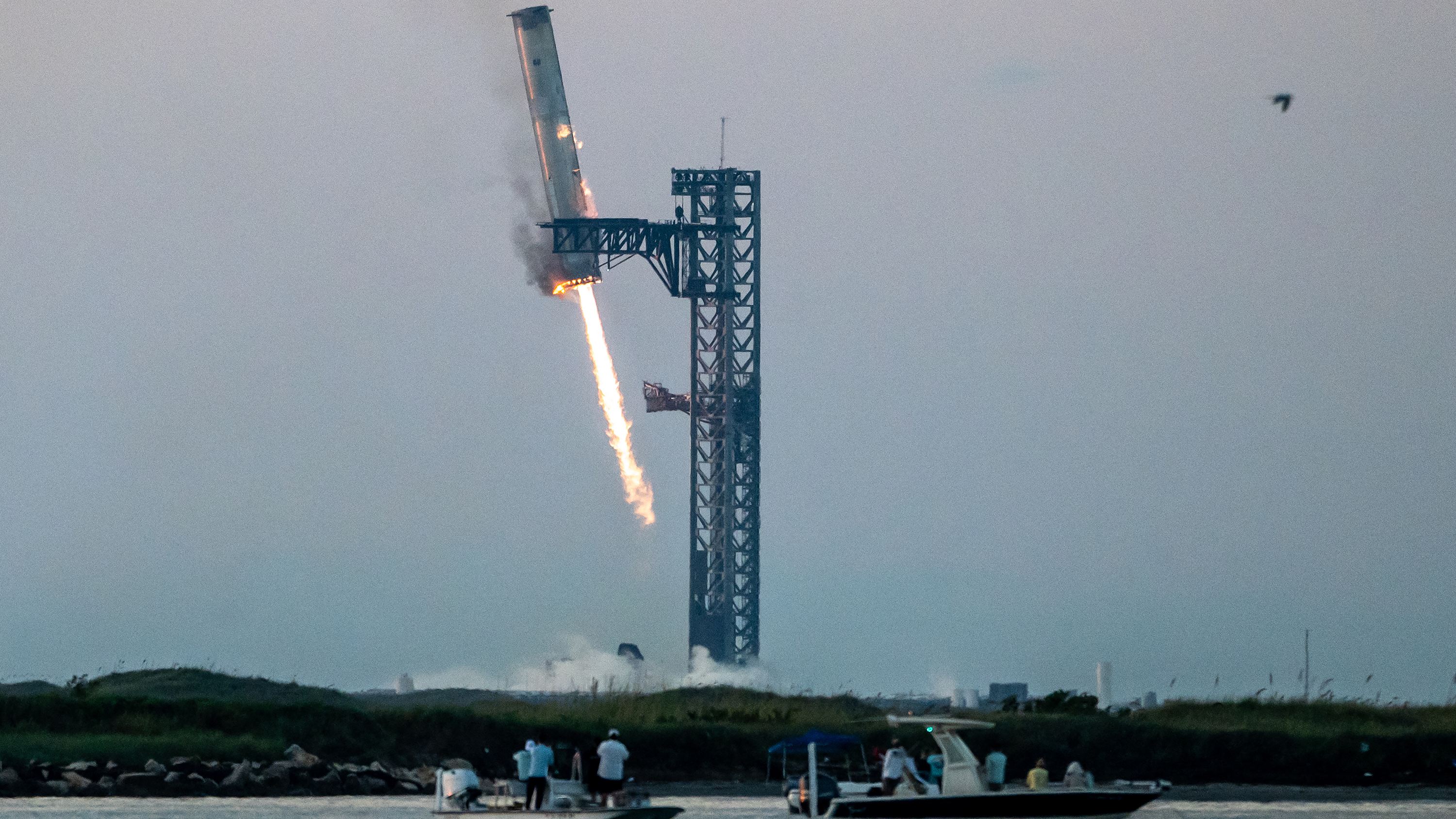 SpaceX toont indrukwekkende foto's van historische raketlancering