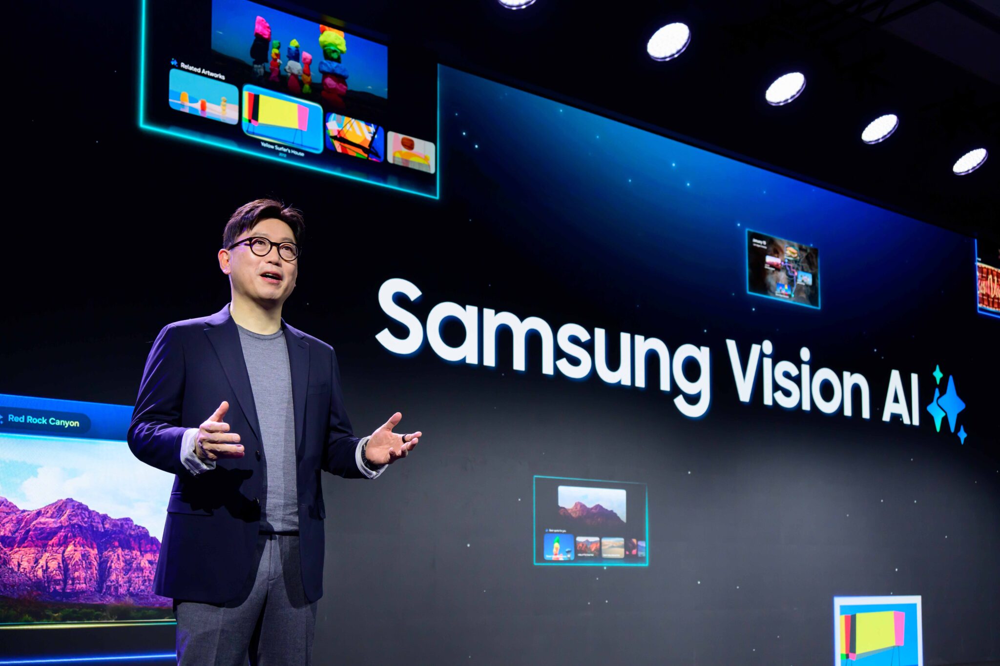 Samsung gaat televisies slimmer maken met AI. Tijdens CES 2025 in Las Vegas heeft het Koreaanse techbedrijf Vision AI gepresenteerd.